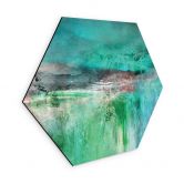 Tableaux Hexagonaux Paysage Vert Fantastique - Schmucker - Alu-Dibond 