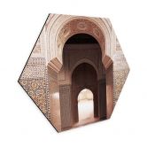 Hexagon Wandbild Orientalisches Tor mit Mosaiken - Sisi & Seb - Alu-Dibond 