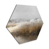 Hexagon - Alu-Dibond Talen - Wintermorgen 