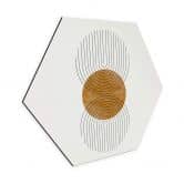 Hexagon - Alu-Dibond The Miuus Studio - Modern Composition 