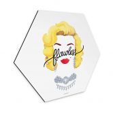 Hexagon Dibond Tohmé - Flawless Marilyn 