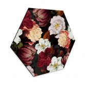 Hexagon - Alu-Dibond UN Designs - Blumenarrangement 