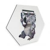 Hexagon - Alu-Dibond Graves - Music Koala 