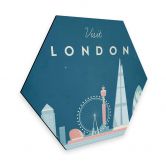 Hexagon - Alu-Dibond Rivers - London 