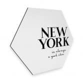 Hexagon alu-dibond - New York 