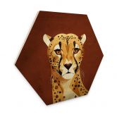 Hexagon - Holz Braun - Gepard 