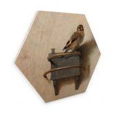Hexagon - Holz Fabritius - Der Distelfink 