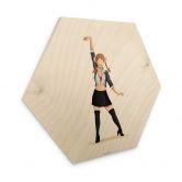 Hexagon - Holz Birke-Furnier Tohmé - Britney 