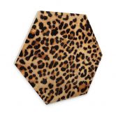 Houten Wanddecoratie Wild Leopard - Dierenprint - Tunaboylu 