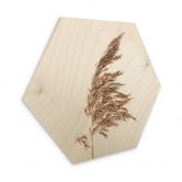 Hexagon - Holz Ziergras No. 2 