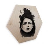 Hexagon - Holz Birke-Furnier Ireland - Undone 