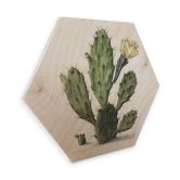 Hexagon Hout Saftleven - Cactus 