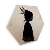 Hexagon - Holz Birke-Furnier - Ireland - Never Never 