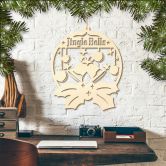 Holzkunst Pappel - Jingle Bells 