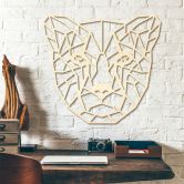 Holzkunst Pappel - Origami Gepard 