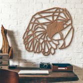 Hout – Papegaai – mahonie 