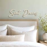 Wanddecoratie Populierenhout Sweet Dreams 
