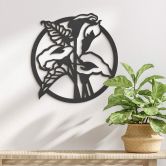 Wanddeko Floral - Calla Blume - MDF 