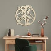 Holzdeko Calla Blume - Pappel 