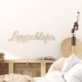 inscription 3D Dormeur - Décoration murale en bois de peuplier 