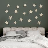 3D wall decoration star set - Wooden decoration poplar for children's room | bedroom 