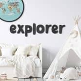 Décoration en bois MDF Explorer 