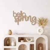 MDF Decoratie hello spring 