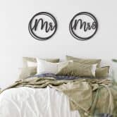 MDF Decoratie Mr and Mrs 