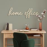 Wanddecoratie Populierenhout Home Office 