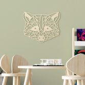 Holzkunst Pappel - Origami Waschbär 