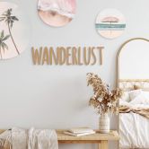 Décoration en bois MDF Wanderlust 