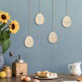 Baumschmuck Ostereier 1 (4-teilig) mit Aufhänger 