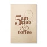 Tableau sur bois 5 au Club & Coffee 