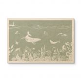 Houten Wanddecoratie Koraalrif en zeedieren - Een reis in het groen - Kikki Belle 