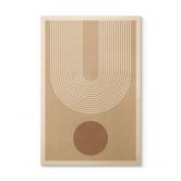 Houten Wanddecoratie abstracte geometrie in balans - Ristova 