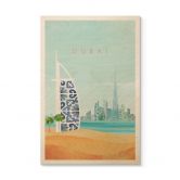 Holzbild Strand von Dubai - Burj Al Arab - Rivers 