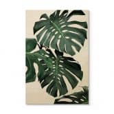 Tableau sur bois Sisi & Seb - Monstera 