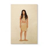 Tableau sur bois Tohmé - Pocahontas 