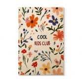 Houten Wanddecoratie Cool Kids Club Kleurrijke bloemen - Treechild 