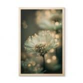 Tableau sur bois Délicat scintillement des fleurs - Treechild 