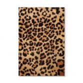 Holzbild Wilder Leopard - Animal Print - Tunaboylu 