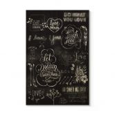 Holzbild World of good feelings 