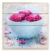 Holzbild Wellness Ambiente - 40x41,5 cm 