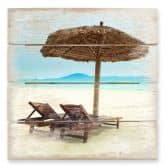 Houten Wanddecoratie Vakantie in het Paradijs 