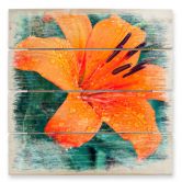 Holzbild Tropical Lily - 40x41,5 cm 