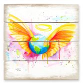 Holzbild Buttafly - Angel - 40x41,5 cm 