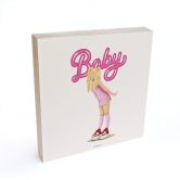 Bloc en bois à poser Tohmé - Baby - 15x15 cm 