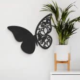 MDF - Holzdeko - Schmetterling Floral 