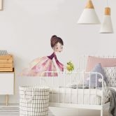 Muursticker Blanz – De prinses en de kikker 