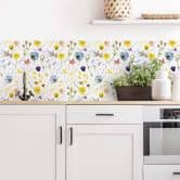 Keukenachterwand UN Designs - Dried Flowers 